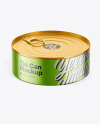 Metallic Tin Can Mockup