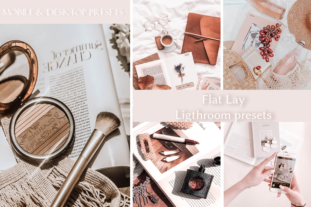 Flat Lay Lightroom Presets for Product Photography