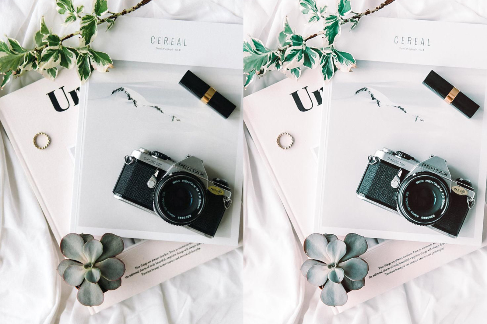 Flat Lay Lightroom Presets for Product Photography