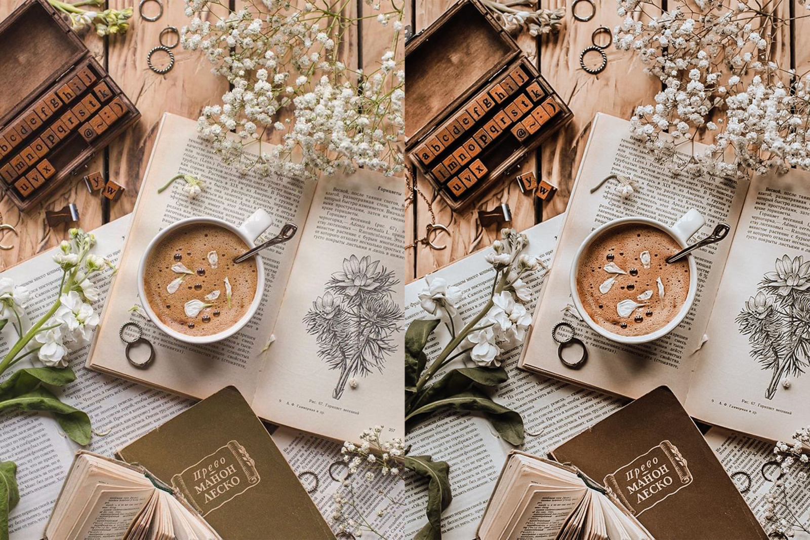 Flat Lay Lightroom Presets for Product Photography