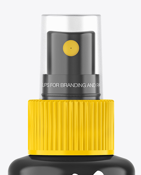 Glossy Spray Bottle Mockup