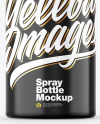 Glossy Spray Bottle Mockup