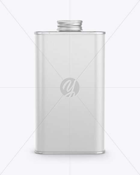 Glossy Tin Can Mockup