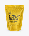 Glossy Stand-Up Pouch Mockup