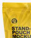 Glossy Stand-Up Pouch Mockup