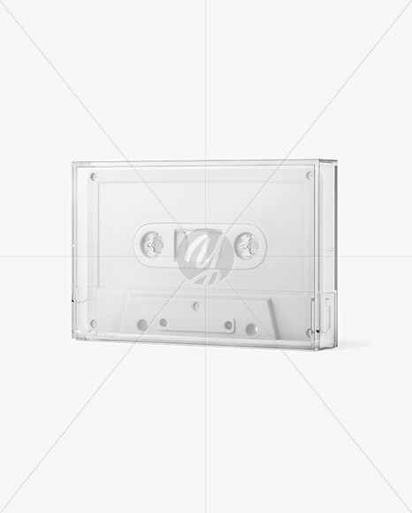 Compact Cassette In Case Mockup