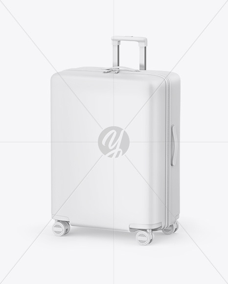 Matte Travel Suitcase Mockup