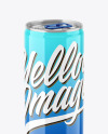 Glossy Aluminum Drink Can Mockup