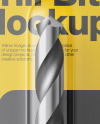 Metal Drill Bit with Blister Pack Mockup - Front View