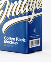 Glossy Coffee Pack Mockup