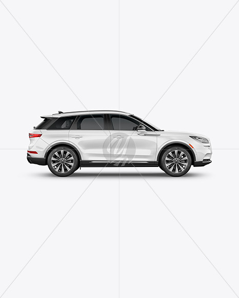 Crossover SUV Mockup – Side View