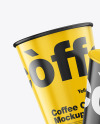 Glossy Coffee Cups Mockup