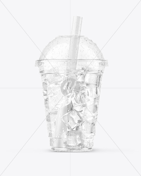 Iced Water Cup Mockup