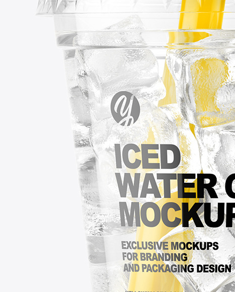 Iced Water Cup Mockup