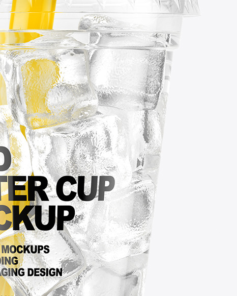 Iced Water Cup Mockup