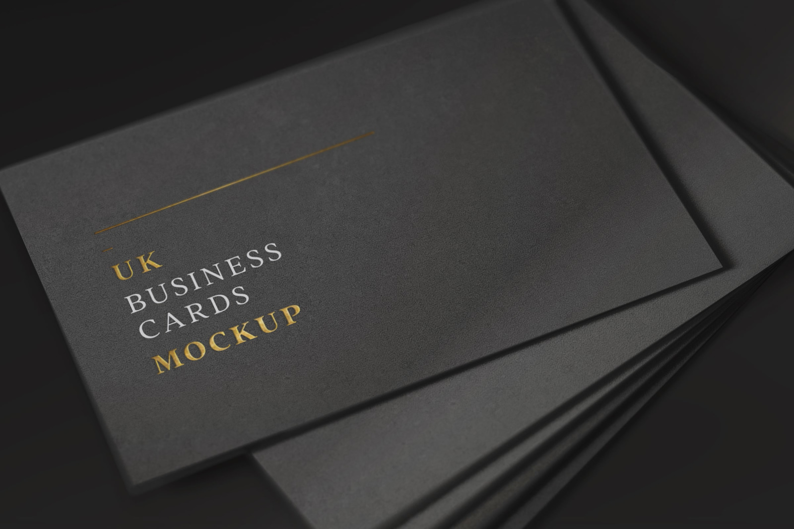 UK Business Cards Mockups