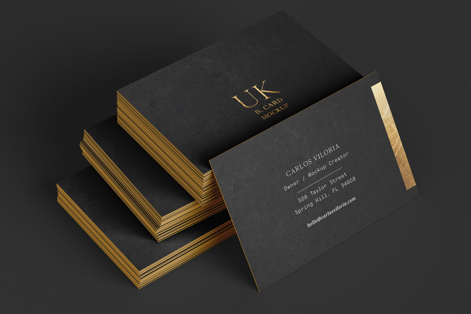 UK Business Cards Mockups