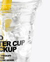 Iced Water Cup Mockup