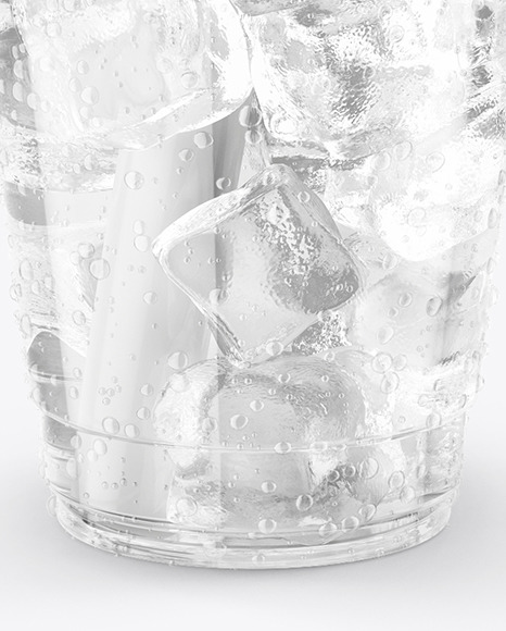 Iced Water Cup Mockup