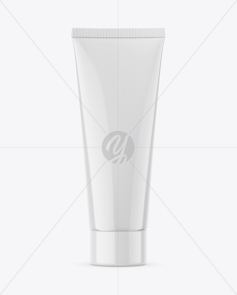 Glossy Plastic Tube Mockup