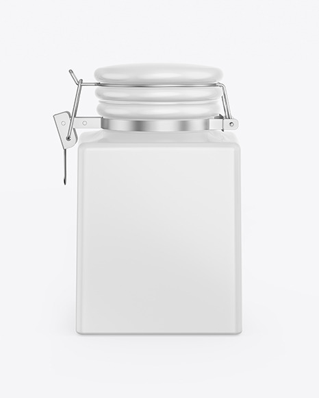 Glossy Sugar Jar Mockup