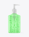 Sanitizing Gel Bottle with Dispenser Mockup