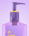 Sanitizing Gel Bottle with Dispenser Mockup