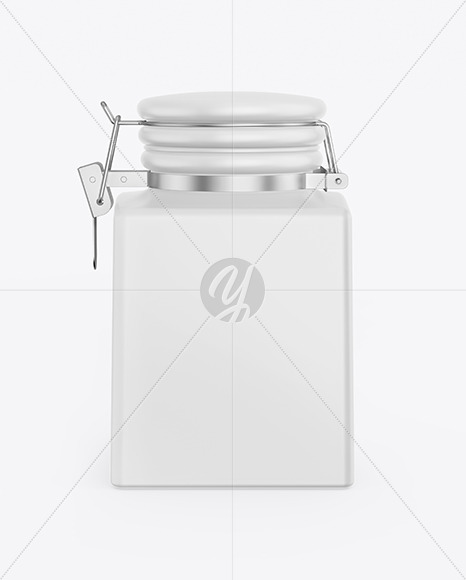 Matte Sugar Jar Mockup