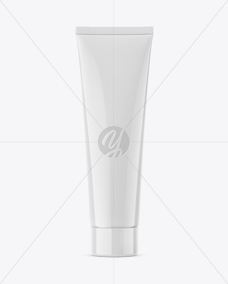 Glossy Plastic Tube Mockup