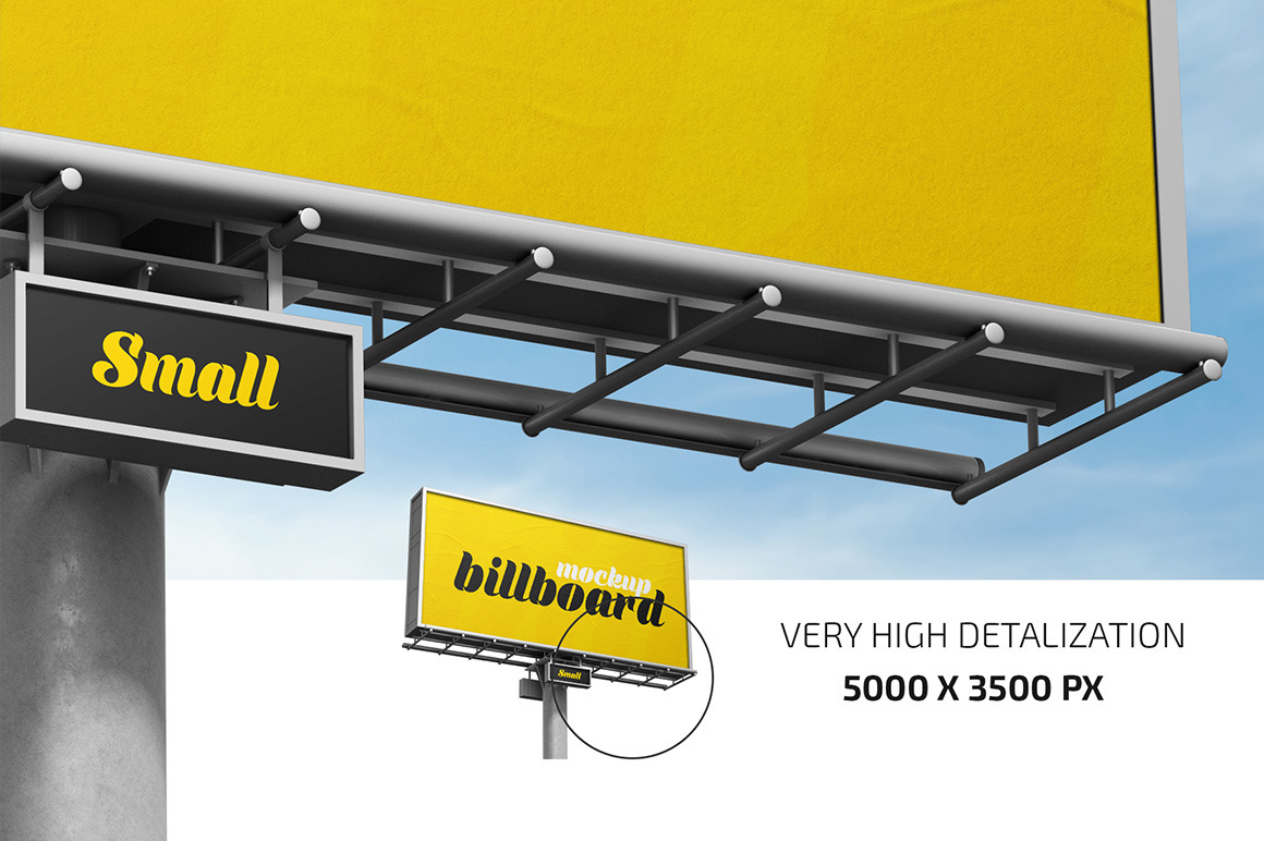 Outdoor Billboard Mockup Set Outdoor Billboard Mockup Set