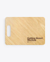 Wooden Cutting Board Mockup