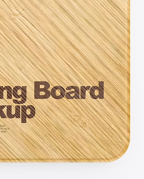 Wooden Cutting Board Mockup Wooden Cutting Board Mockup
