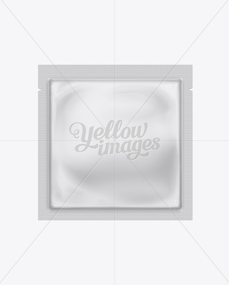 Square Sachet Mockup