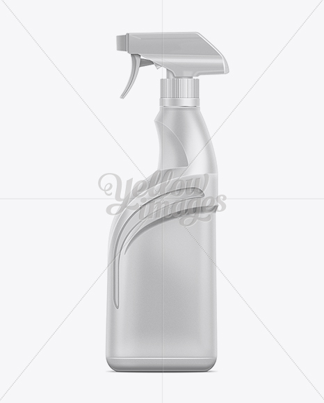 500ml Bottle w/ Trigger Spray Top Mockup