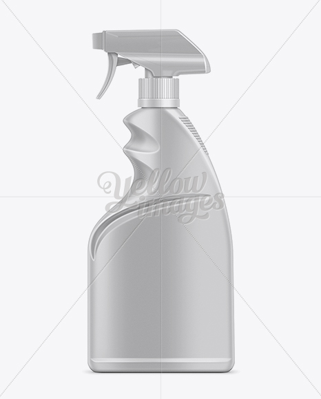 Plastic Trigger Bottle with Spray Head Mockup