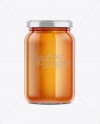 Glass Jar with Various Fillers Mockup