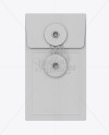 Paper Envelope With String Mockup - Front View