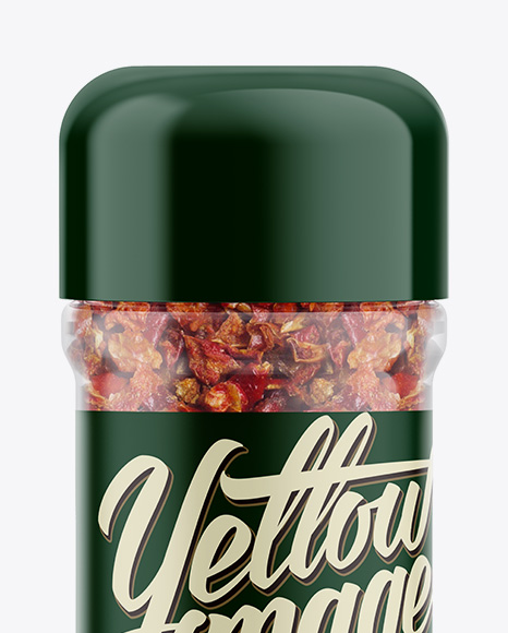 Red Paprika Jar Mockup