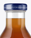 Clear Glass Bottle With Black Tea Mockup