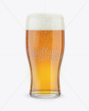 Lager Beer Glass Mockup