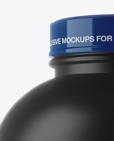 Matte Protein Jar Mockup