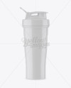 Glossy Shaker Bottle - Front View