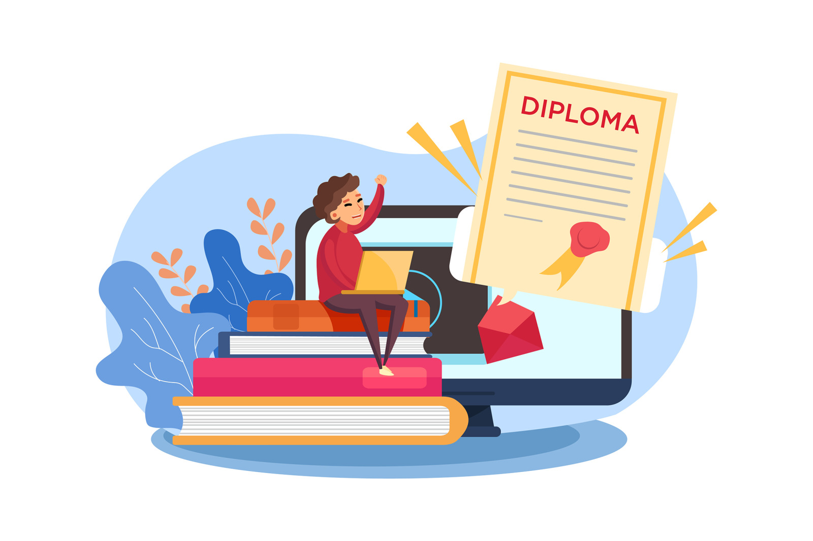 M117_Online Education Illustrations M117_Online Education Illustrations