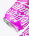 Two Metallic Cans W/ Matte Finish Mockup Two Metallic Cans W/ Matte Finish Mockup