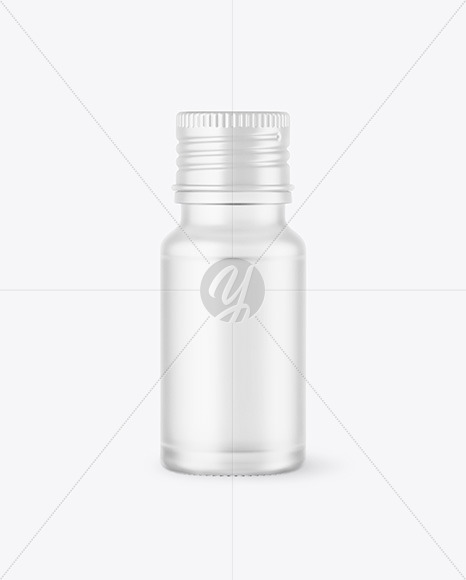 Frosted Glass Bottle Mockup