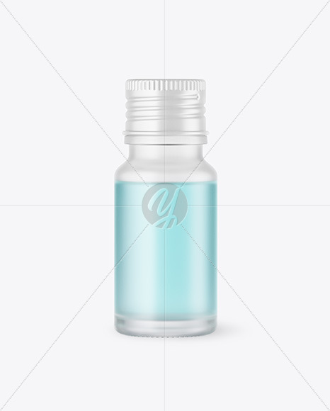 Frosted Glass Bottle Mockup