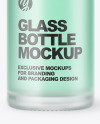 Frosted Glass Bottle Mockup