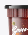 Salsa Sauce Jar Mockup