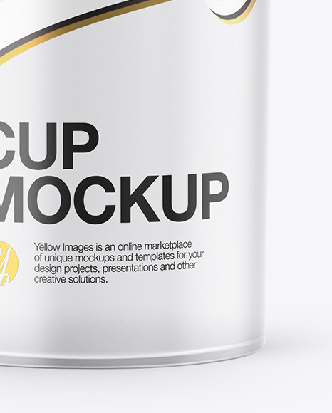 Frosted Plastic Cup Mockup