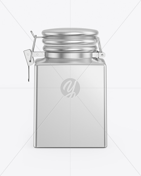 Metallic Sugar Jar Mockup